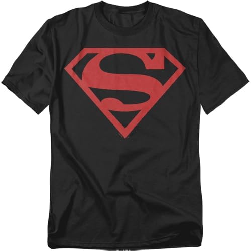 Amazon.com: DC Superman Logo Doomsday Red Graffiti T-Shirt